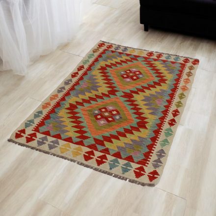 Ročno tkana Kilim 85x130 Maimana Kelim preproga