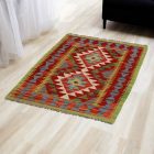 Afghan Kilim preproga Chobi 75x110 etnični ročno tkani Kilim