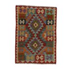Volnena preproga Kilim Chobi 85x117 ročno tkani afgan kilim