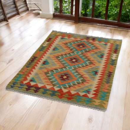Etnična preproga Kilim Chobi 89x126 ročno tkana preproga