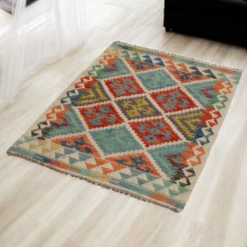 Maimana Kilim preproga 80x125 afgan ročno tkana Kilim