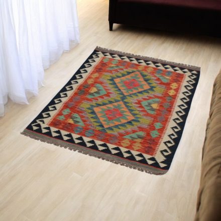 Etnična preproga Kilim Chobi 78x115 ročno tkana preproga