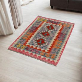 Etnična preproga Kilim Chobi 80x121 ročno tkana preproga