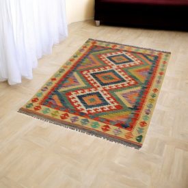 Afghan Kilim Chobi 97x154 ročno tkana preproga Kilim