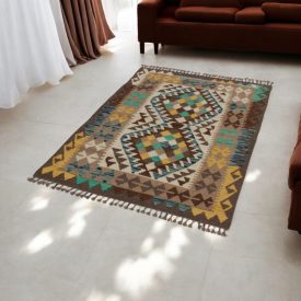 Maimana Kilim preproga 101x155 afgan ročno tkana Kilim