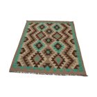 Maimana Kilim preproga 103x147 cm – ročno tkana etnična preproga iz Afganistana