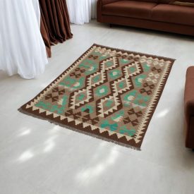 Afghan Kilim preproga Chobi 101x145 etnični ročno tkani Kilim