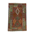 Volnena preproga Kilim Chobi 102x152 ročno tkani afgan kilim