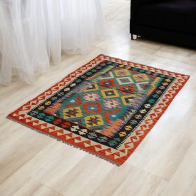 Afgan Kilim Chobi 101x150 cm – ročno tkani volneni kilim