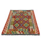 Volnena preproga Kilim Chobi 106x151 ročno tkani afgan kilim
