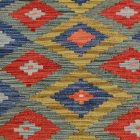 Volnena preproga Kilim Chobi 99x150 ročno tkani afgan kilim