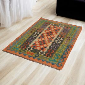 Maimana Kilim preproga 103x152 afgan ročno tkana Kilim