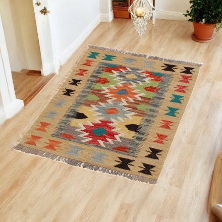 Volnena preproga Kilim Chobi 62x88 ročno tkani afgan kilim