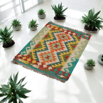 Chobi preproga Kilim 61x93 ročno tkana volna kelim