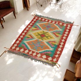 Maimana Kilim preproga 60x91 afgan ročno tkana Kilim