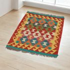 Volnena preproga Kilim Chobi 60x92 ročno tkani afgan kilim
