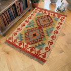 Afganistanska Kilim preproga Chobi 60x87 ročno tkani etnični Kilim