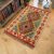Afganistanska Kilim preproga Chobi 60x87 ročno tkani etnični Kilim