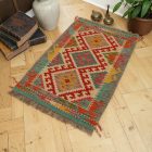 Chobi Kilim preproga 59x91 ročno tkani volneni Kilim