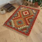 Avtentična Kilim preproga 68x93 ročno tkani afganistanski Kilim