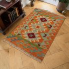 Kilim preproga Chobi 60x87 ročno tkani etnični Kilim