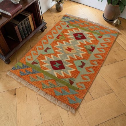 Kilim preproga Chobi 60x87 ročno tkani etnični Kilim