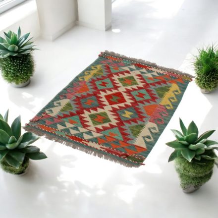 Afghan Kilim preproga Chobi 60x92 etnični ročno tkani Kilim