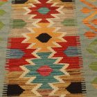 Volnena Kilim preproga 59x91 avtentični afganistanski Kilim
