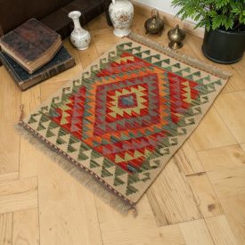 Ročno tkani Kilim 62x82 afganistanski volneni Kilim