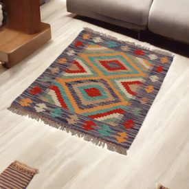 Etnična preproga Kilim Chobi 60x91 ročno tkana preproga