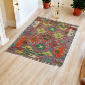 Preproga Kilim Chobi 62x89 Afganistanski ročno tkani kilim
