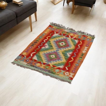 Chobi preproga Kilim 62x99 ročno tkana volna kelim
