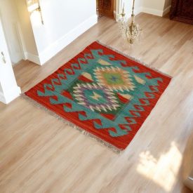 Ročno tkana Kilim 62x85 Maimana Kelim preproga