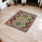Volnena preproga Kilim Chobi 70x97 ročno tkani afgan kilim
