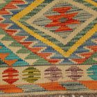 Etnična Kilim preproga Chobi 69x92 ročno tkani afganistanski Kilim