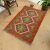 Volnena Kilim preproga 59x89 ročno tkani etnični Kilim