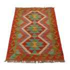 Volnena Kilim preproga 59x89 ročno tkani etnični Kilim