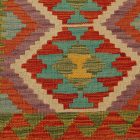 Volnena Kilim preproga 59x89 ročno tkani etnični Kilim