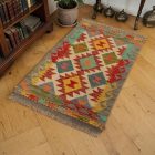 Volnena Kilim preproga 62x86 afganistanski volneni Kilim