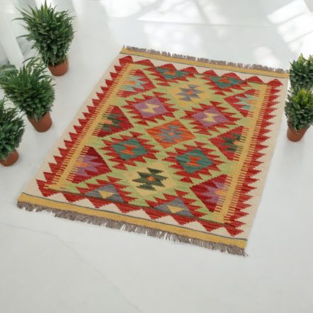 Ročno tkana Kilim Chobi 64x89 afgan volneni kilim
