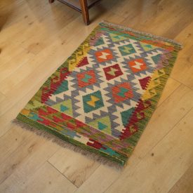 Maimana Kilim preproga 56x87 ročno tkani etnični Kilim
