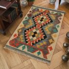 Ročno tkani Kilim 63x92 afganistanski volneni Kilim