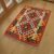 Afganistanska Kilim preproga Chobi 63x81 avtentični afganistanski Kilim