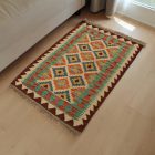 Etnična Kilim preproga Chobi 63x90 ročno tkani volneni Kilim