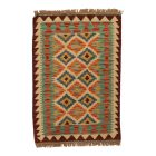 Etnična Kilim preproga Chobi 63x90 ročno tkani volneni Kilim