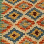 Etnična Kilim preproga Chobi 63x90 ročno tkani volneni Kilim