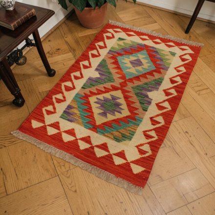 Chobi Kilim preproga 61x88 ročno tkani volneni Kilim