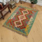 Avtentična Kilim preproga 62x87 afganistanski volneni Kilim
