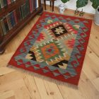 Volnena Kilim preproga 60x88 ročno tkani Kilim