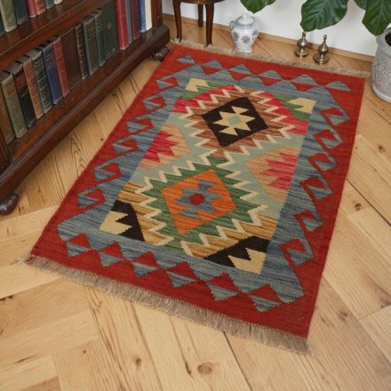 Volnena Kilim preproga 60x88 ročno tkani Kilim